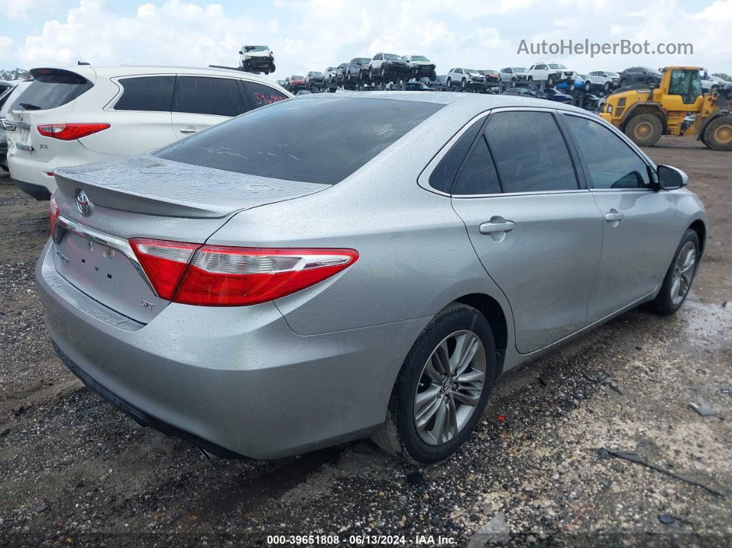 2016 Toyota Camry Se Серебряный vin: 4T1BF1FK1GU145231