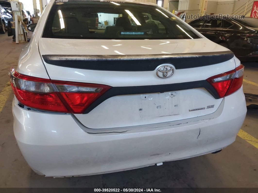 2016 Toyota Camry Se White vin: 4T1BF1FK1GU147500