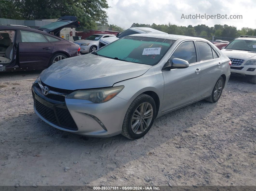 2016 Toyota Camry Se Silver vin: 4T1BF1FK1GU155712