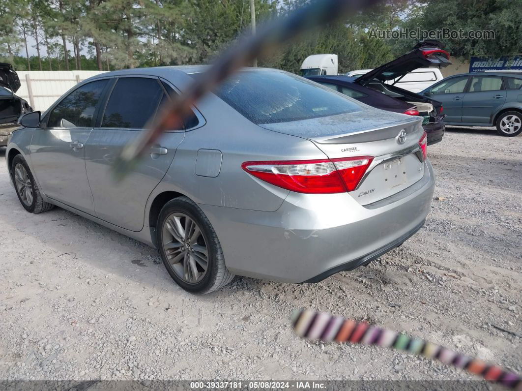 2016 Toyota Camry Se Silver vin: 4T1BF1FK1GU155712