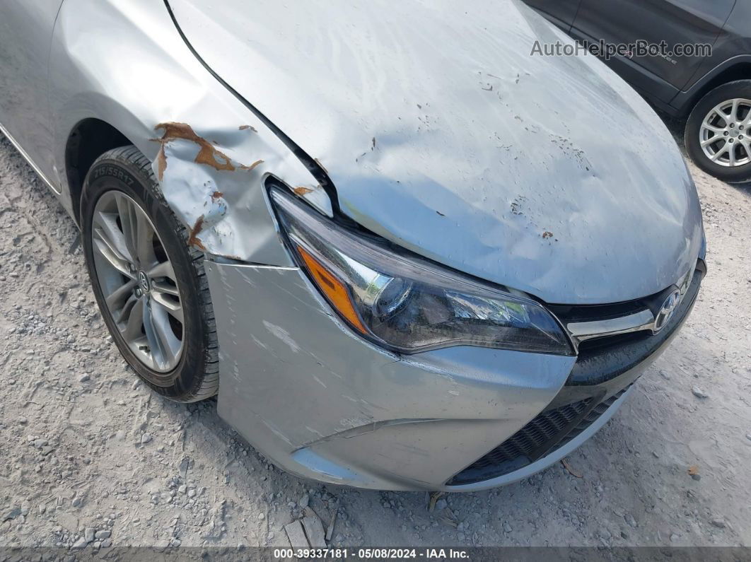 2016 Toyota Camry Se Silver vin: 4T1BF1FK1GU155712