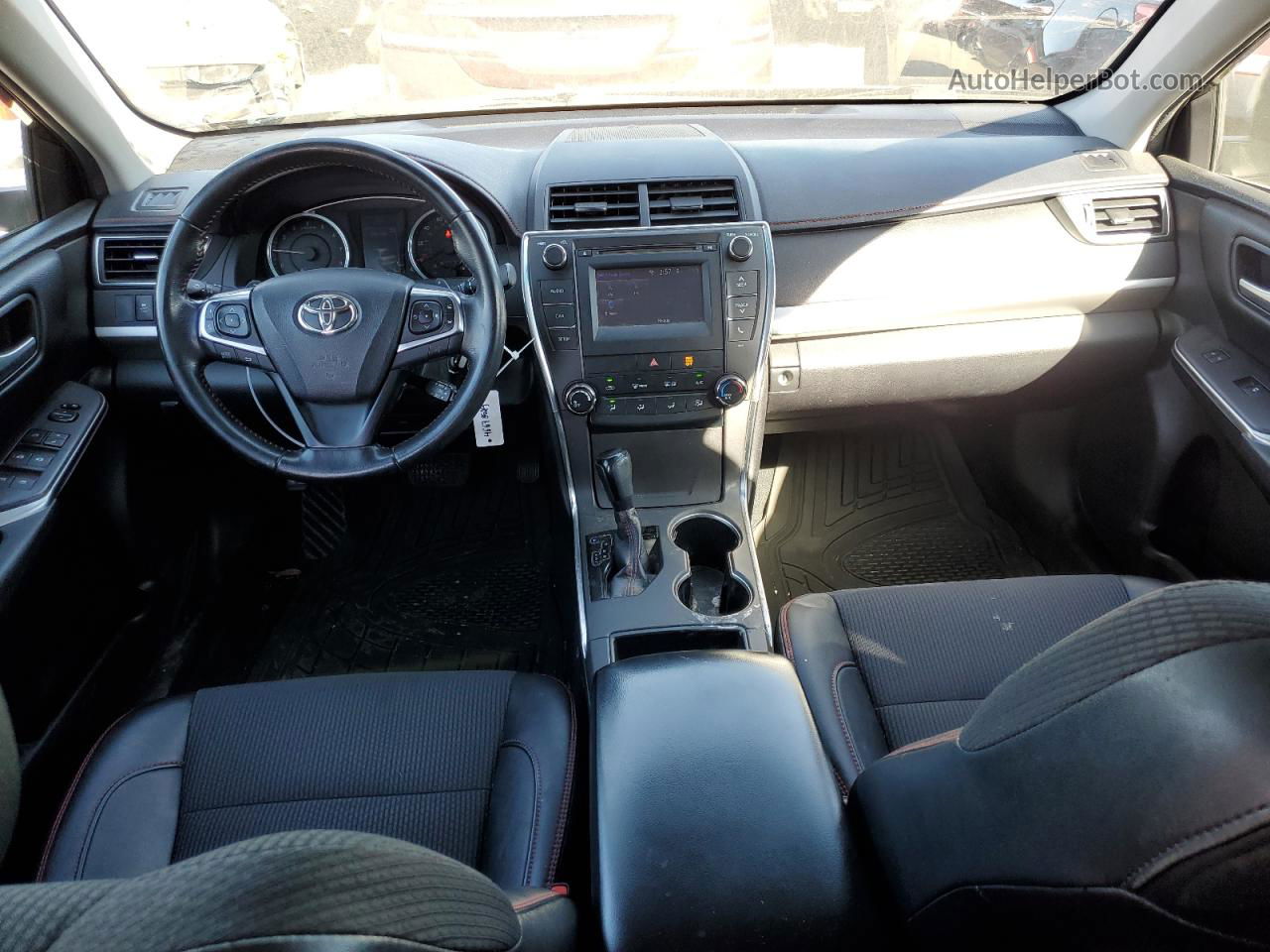 2016 Toyota Camry Le Черный vin: 4T1BF1FK1GU195160