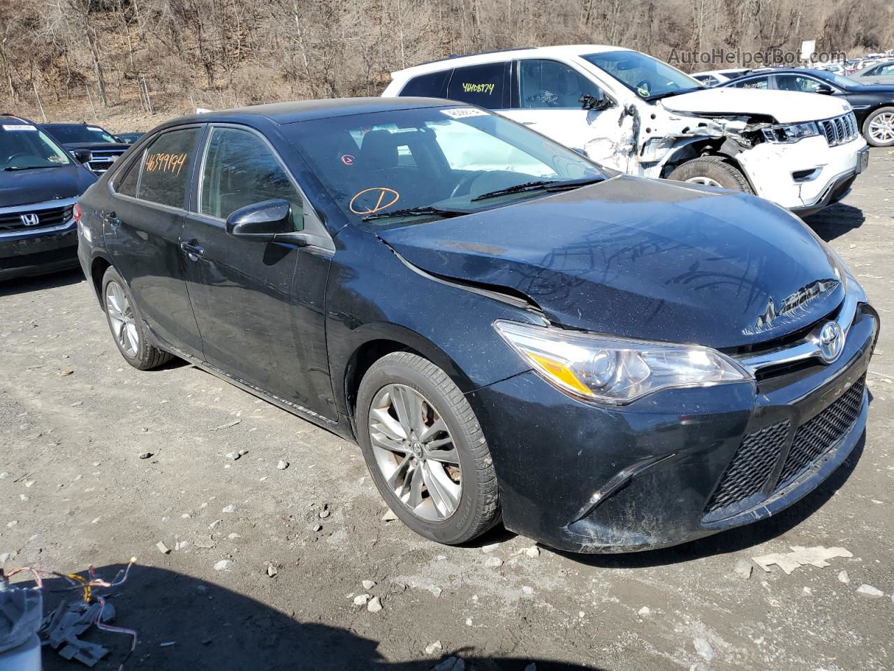 2016 Toyota Camry Le Black vin: 4T1BF1FK1GU198057