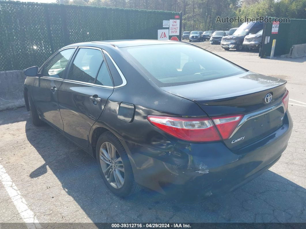 2016 Toyota Camry Se Черный vin: 4T1BF1FK1GU204827