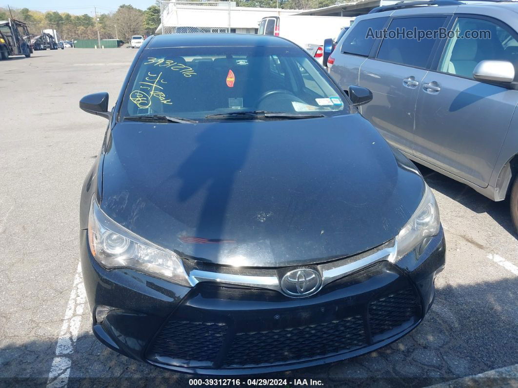 2016 Toyota Camry Se Черный vin: 4T1BF1FK1GU204827