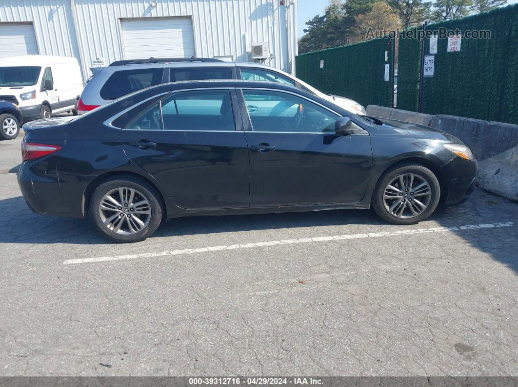 2016 Toyota Camry Se Черный vin: 4T1BF1FK1GU204827