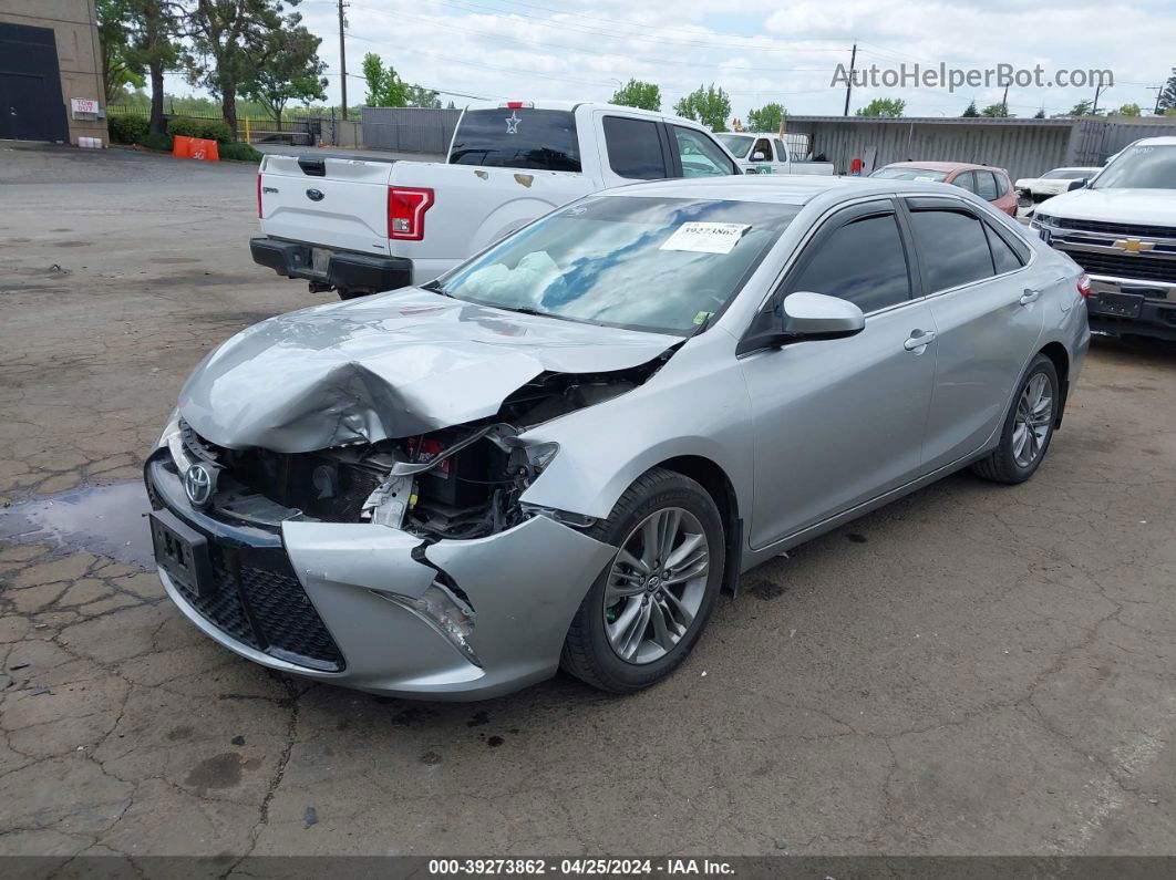 2016 Toyota Camry Se Silver vin: 4T1BF1FK1GU214788