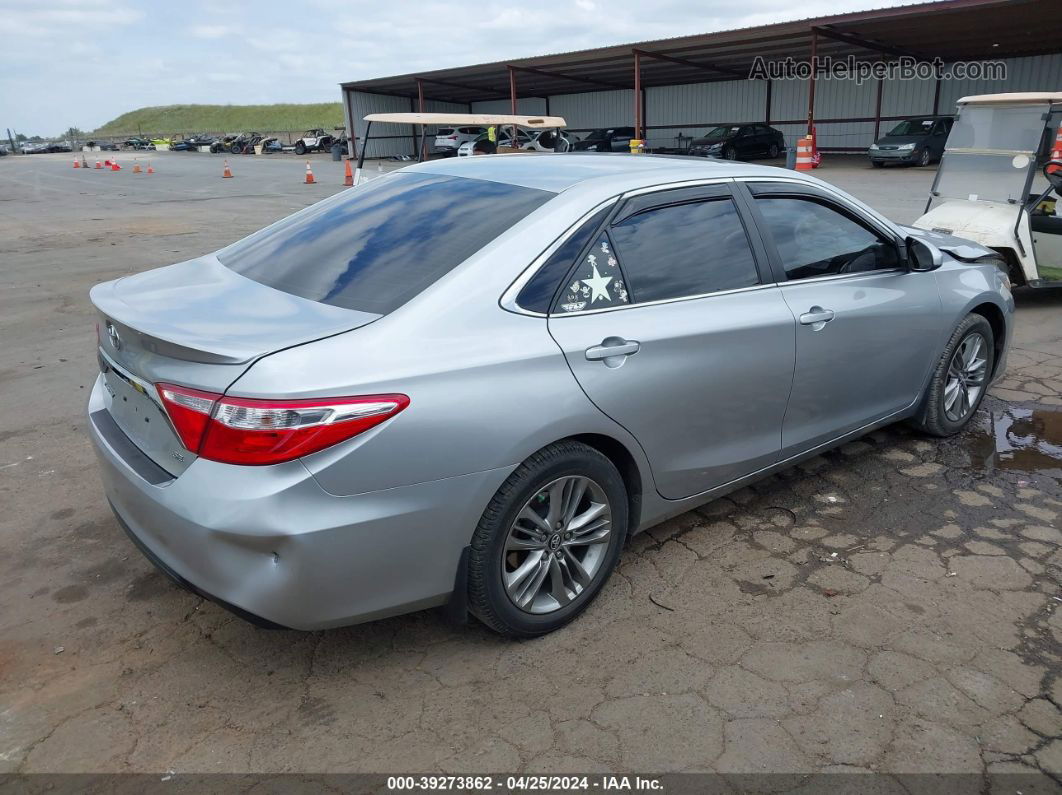 2016 Toyota Camry Se Silver vin: 4T1BF1FK1GU214788