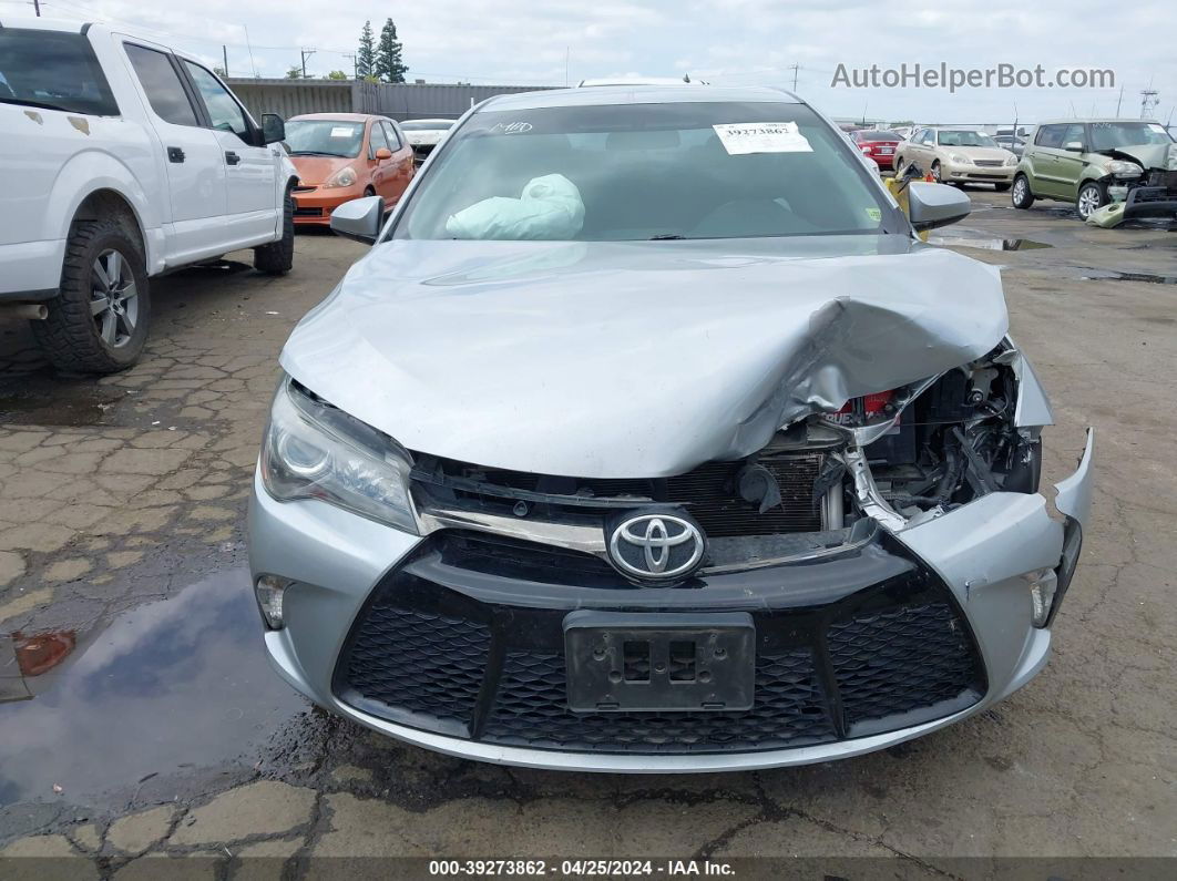 2016 Toyota Camry Se Silver vin: 4T1BF1FK1GU214788