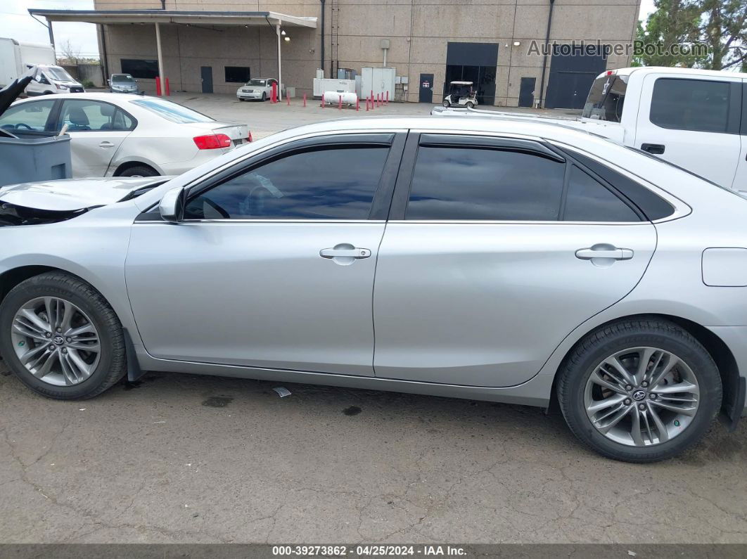 2016 Toyota Camry Se Silver vin: 4T1BF1FK1GU214788