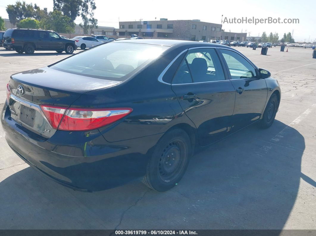 2016 Toyota Camry Le Black vin: 4T1BF1FK1GU514797