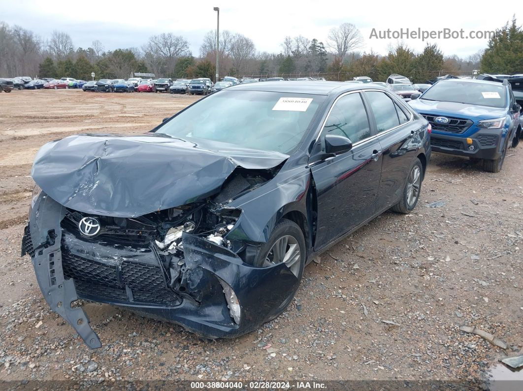 2016 Toyota Camry Se Black vin: 4T1BF1FK1GU520888