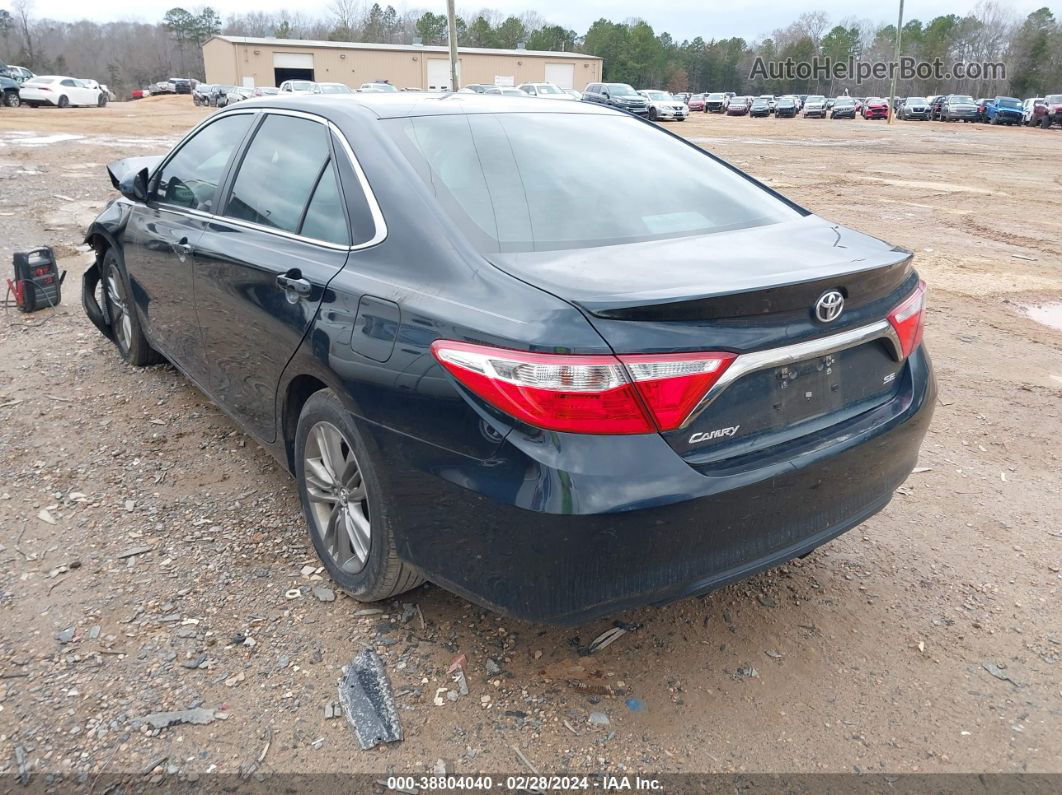 2016 Toyota Camry Se Black vin: 4T1BF1FK1GU520888