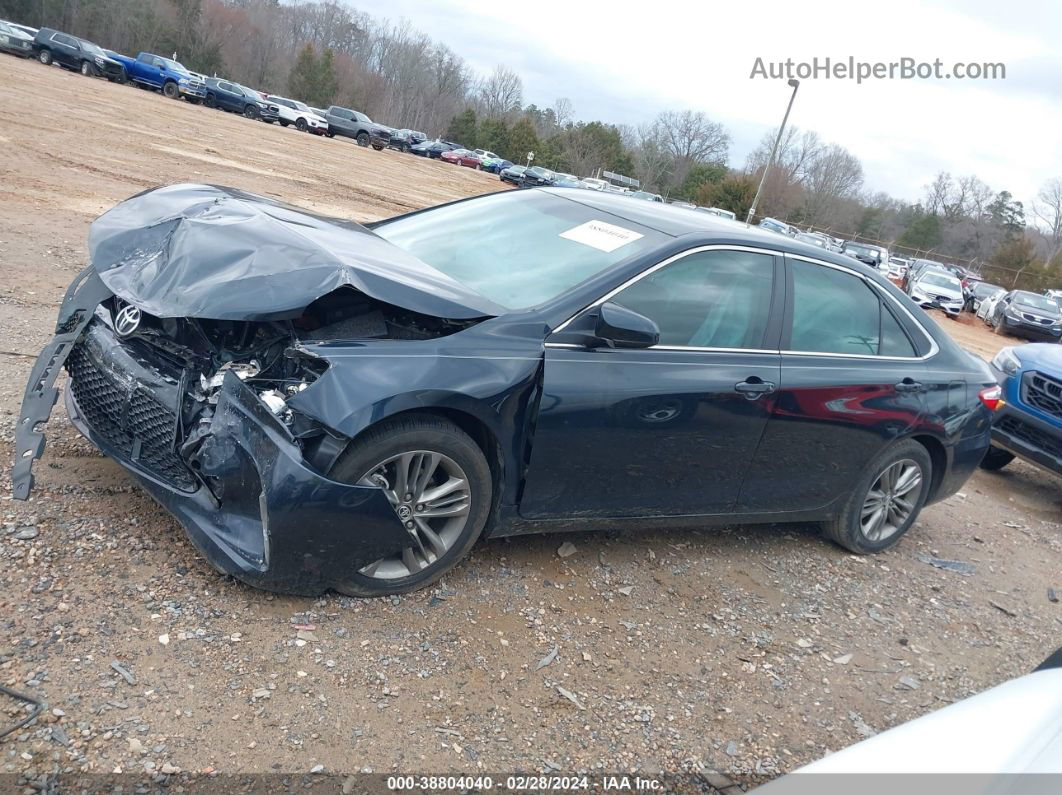 2016 Toyota Camry Se Black vin: 4T1BF1FK1GU520888