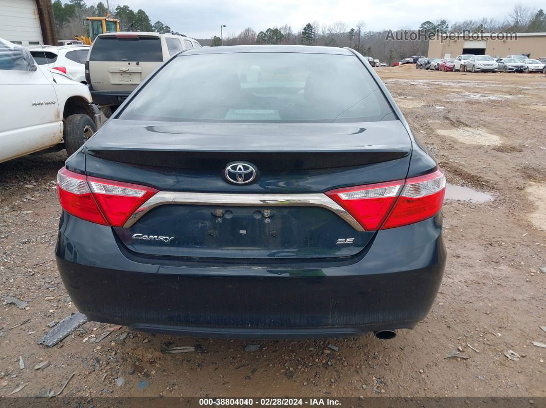 2016 Toyota Camry Se Black vin: 4T1BF1FK1GU520888