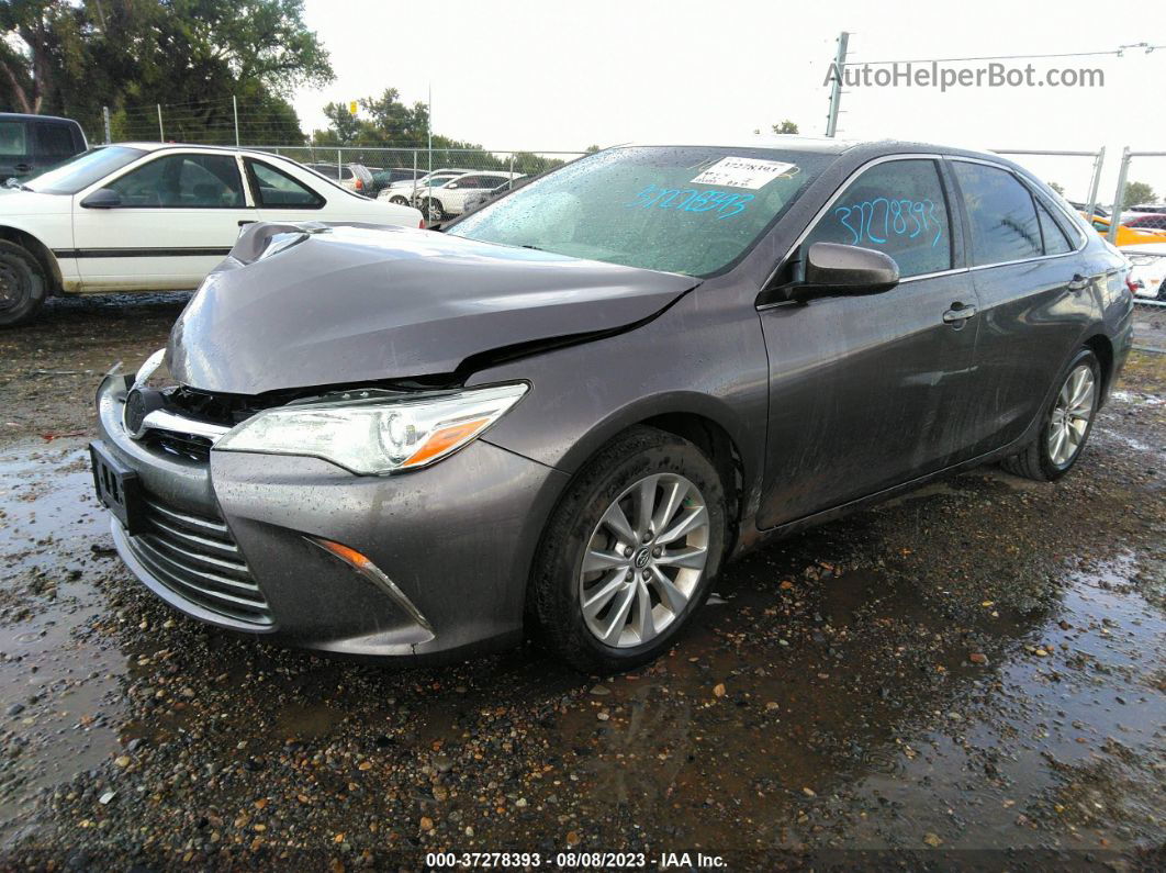 2016 Toyota Camry Xle/se/le/xse Gray vin: 4T1BF1FK1GU528845