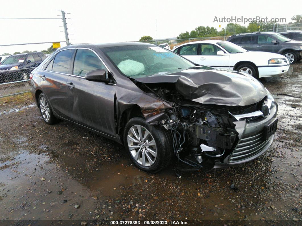 2016 Toyota Camry Xle/se/le/xse Gray vin: 4T1BF1FK1GU528845