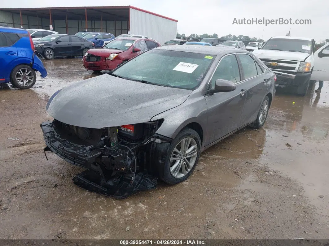 2016 Toyota Camry Se Gray vin: 4T1BF1FK1GU543054