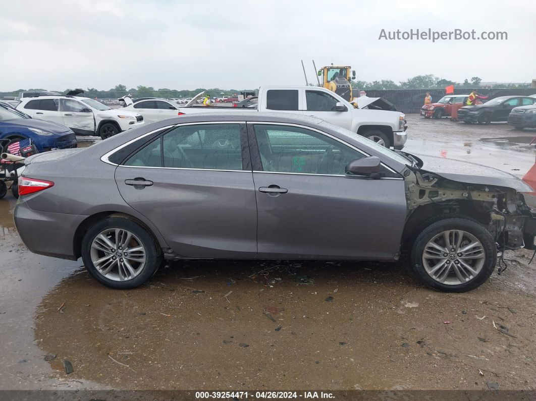 2016 Toyota Camry Se Gray vin: 4T1BF1FK1GU543054