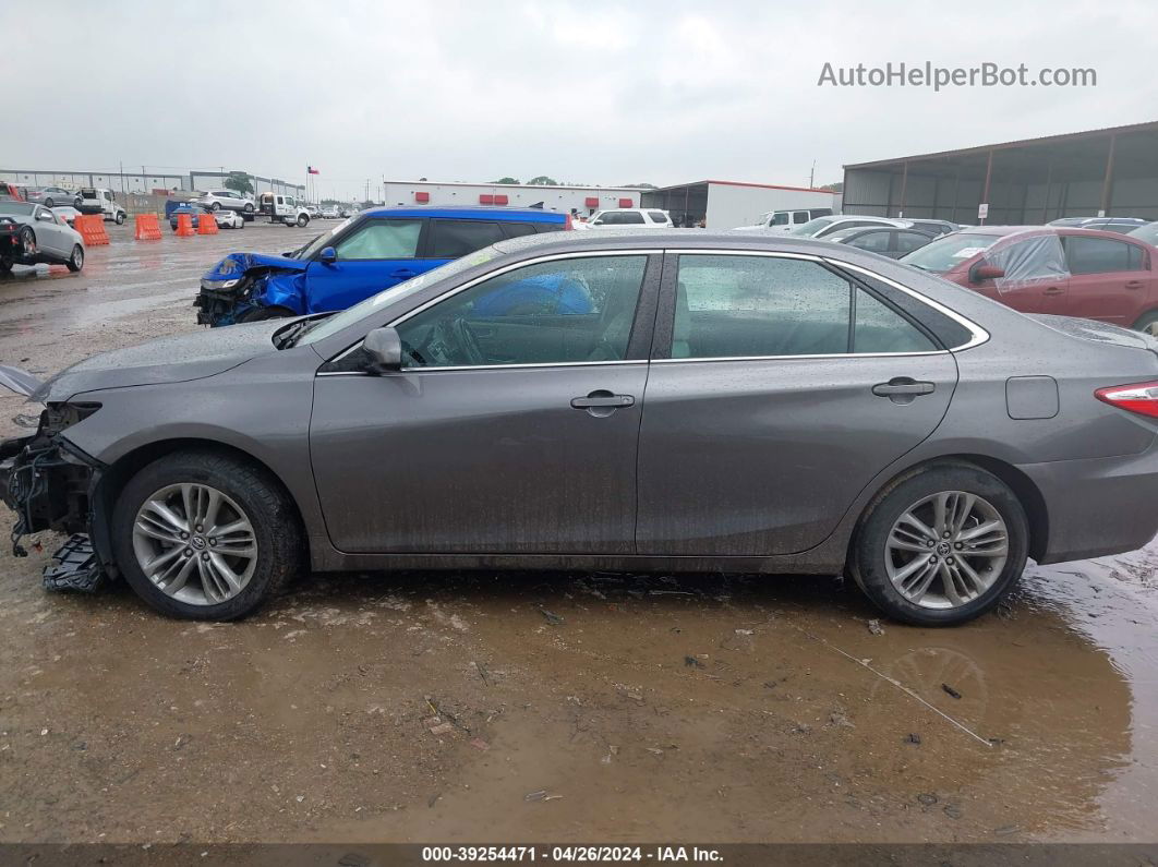 2016 Toyota Camry Se Gray vin: 4T1BF1FK1GU543054