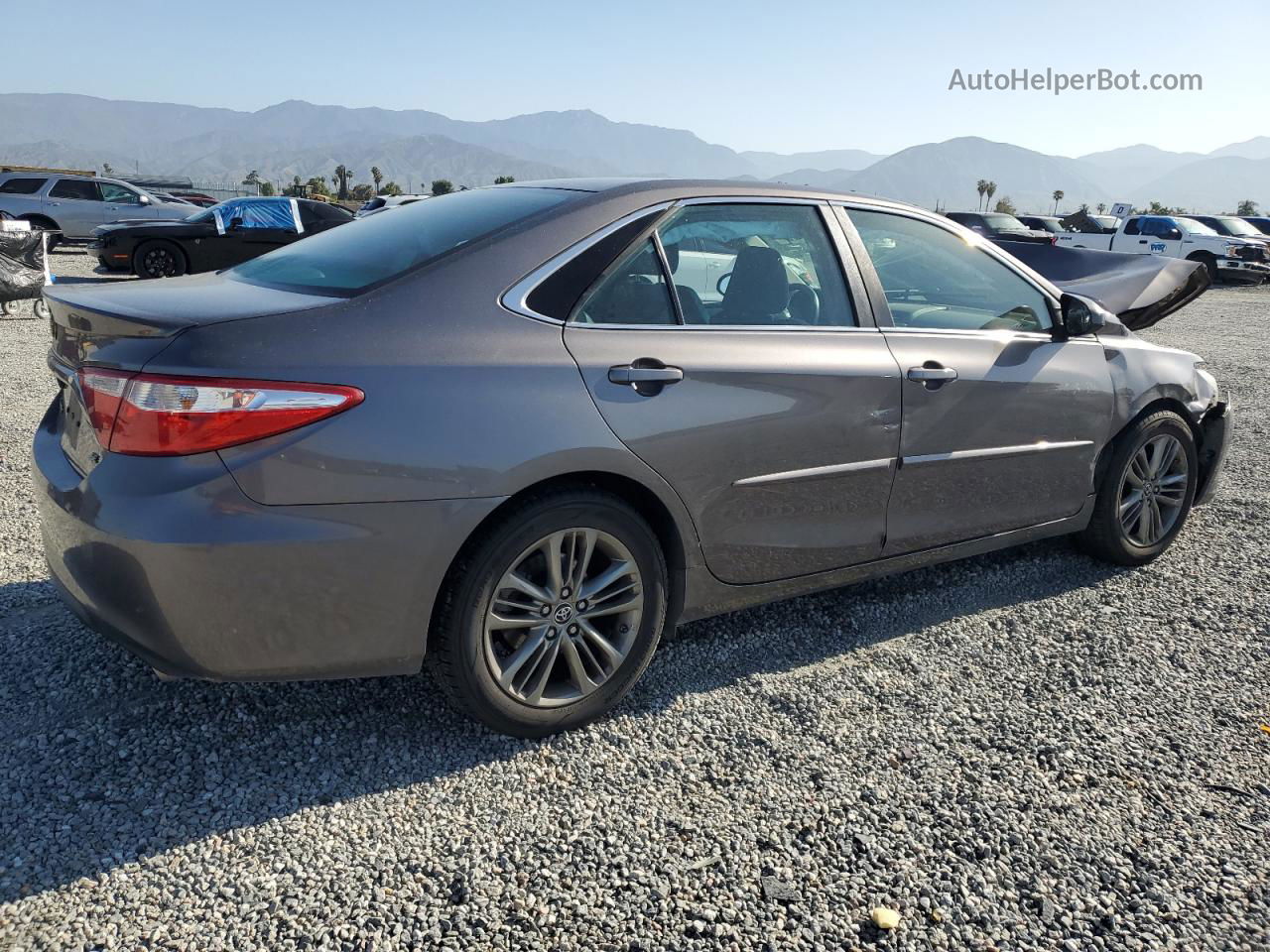 2016 Toyota Camry Le Gray vin: 4T1BF1FK1GU552336