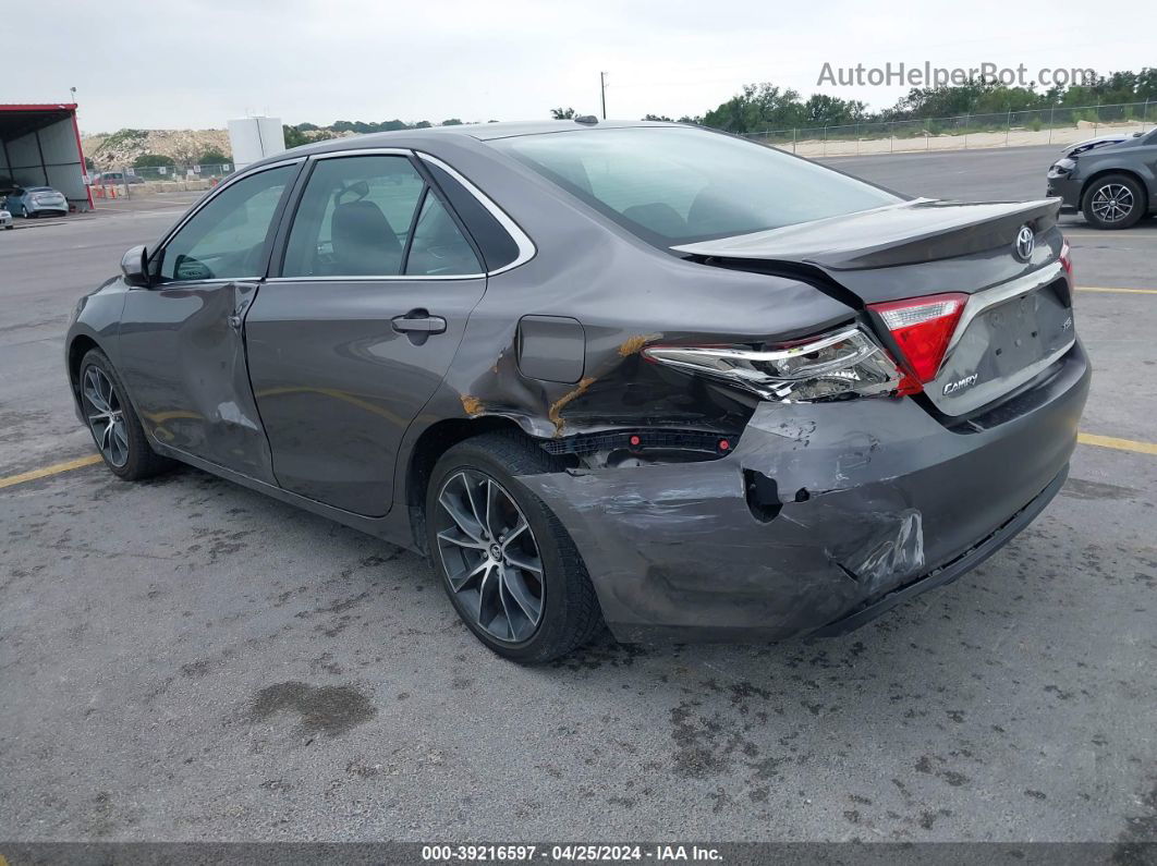 2016 Toyota Camry Xse Gray vin: 4T1BF1FK1GU559173