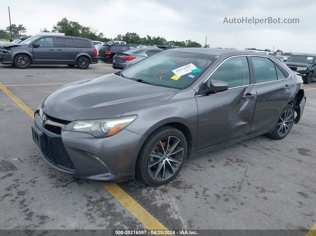 2016 Toyota Camry Xse Gray vin: 4T1BF1FK1GU559173