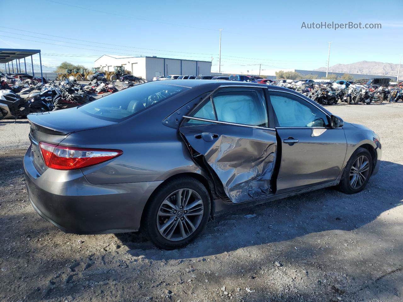 2016 Toyota Camry Le Gray vin: 4T1BF1FK1GU581769