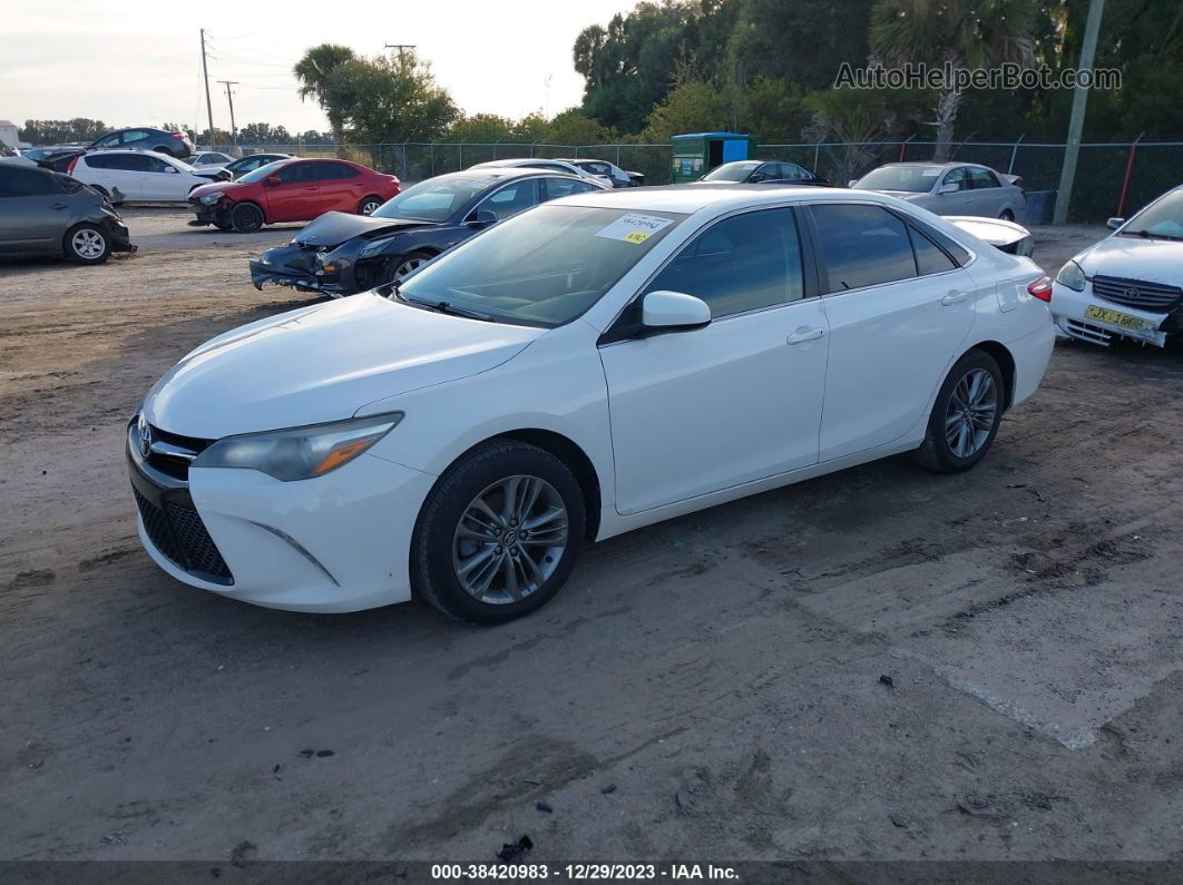 2016 Toyota Camry Se Белый vin: 4T1BF1FK1GU608064