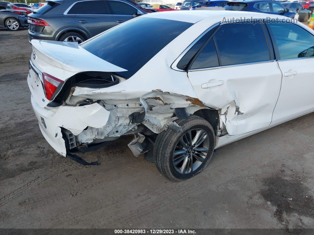 2016 Toyota Camry Se Белый vin: 4T1BF1FK1GU608064