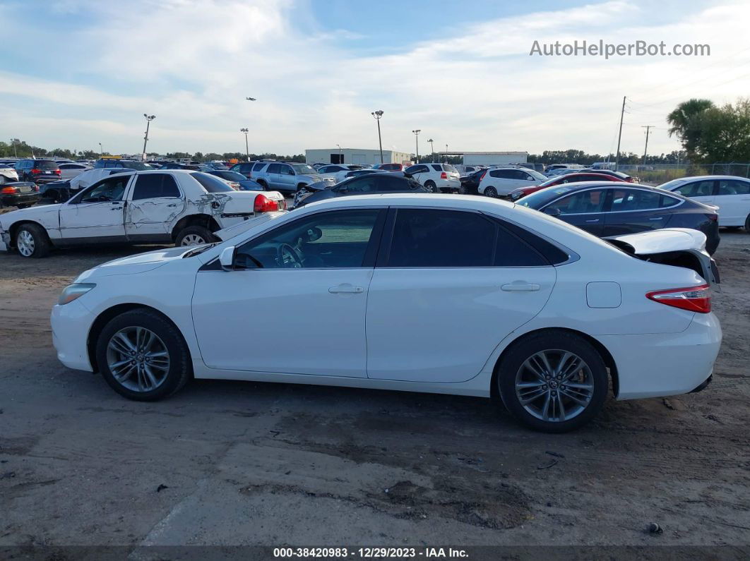 2016 Toyota Camry Se Белый vin: 4T1BF1FK1GU608064