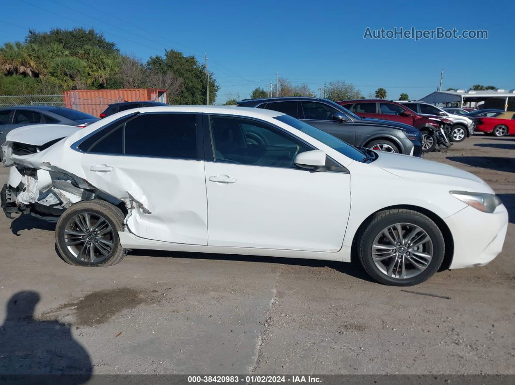 2016 Toyota Camry Se Белый vin: 4T1BF1FK1GU608064