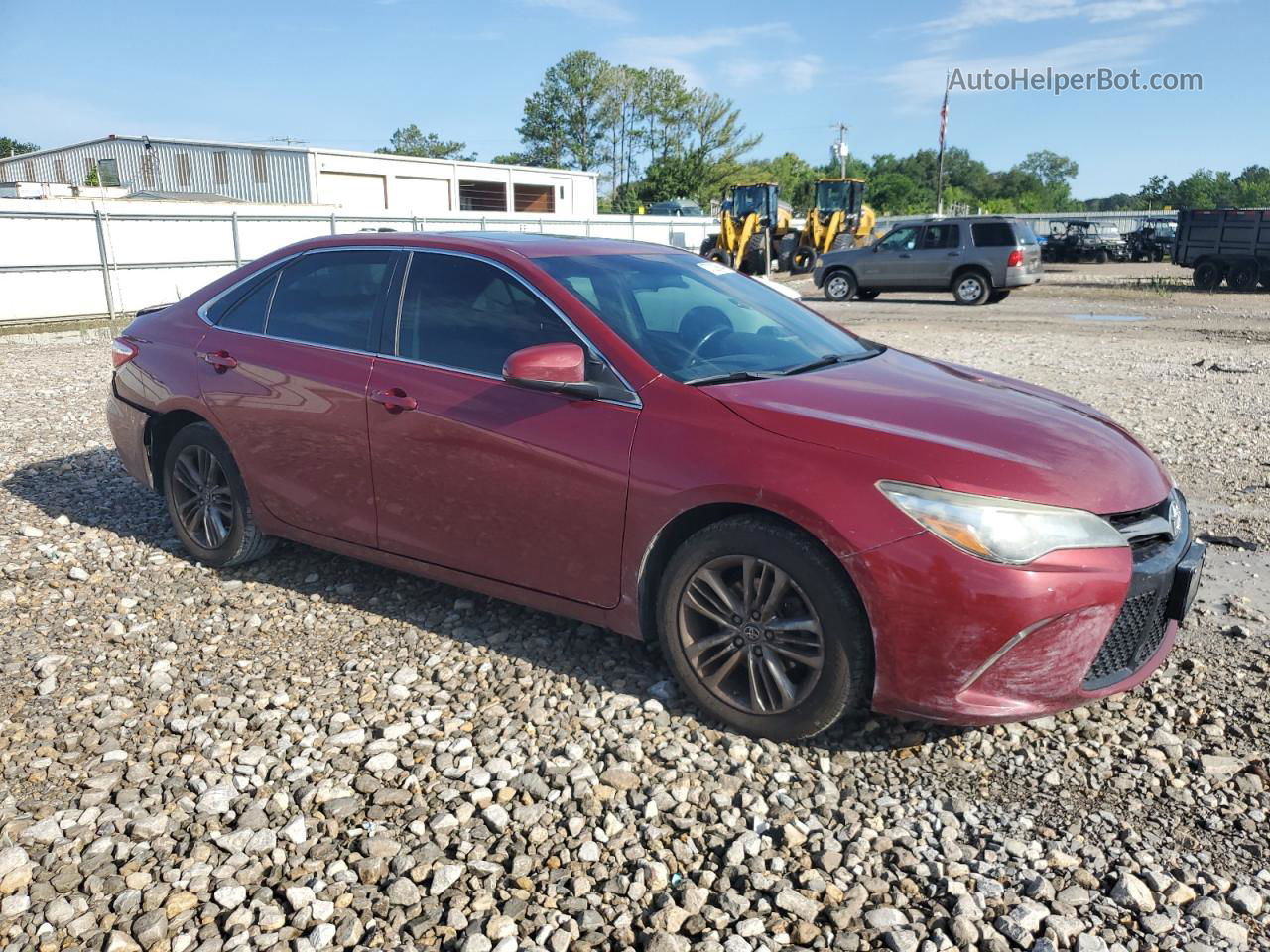 2016 Toyota Camry Le Красный vin: 4T1BF1FK1GU610378