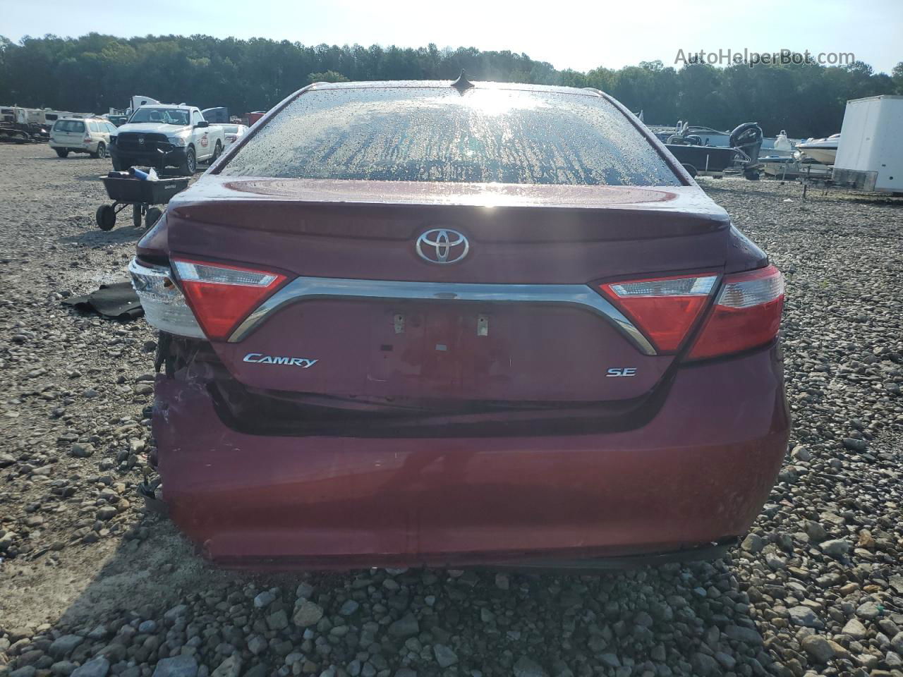 2016 Toyota Camry Le Красный vin: 4T1BF1FK1GU610378