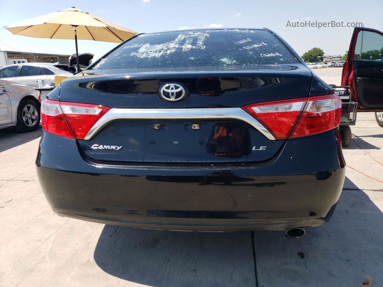 2017 Toyota Camry Le Black vin: 4T1BF1FK1HU323740