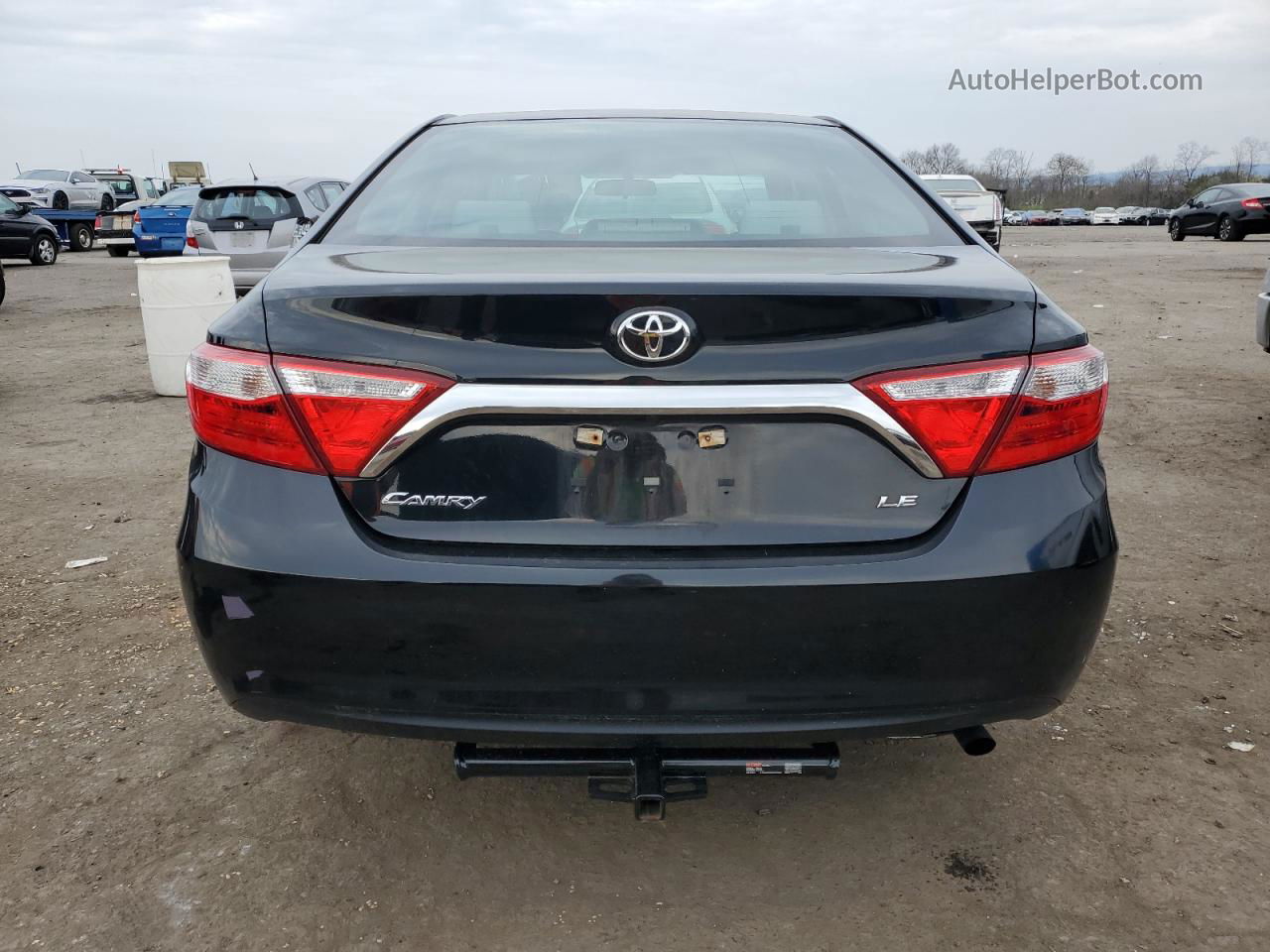 2017 Toyota Camry Le Black vin: 4T1BF1FK1HU370640