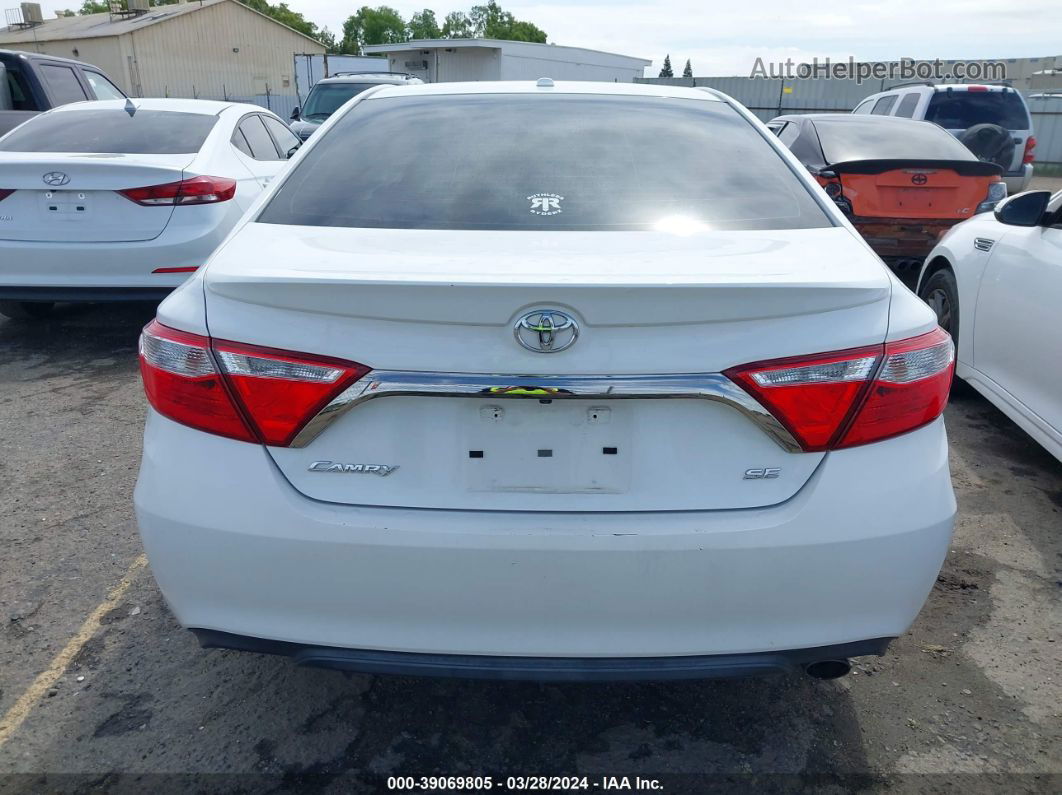 2017 Toyota Camry Se White vin: 4T1BF1FK1HU373375