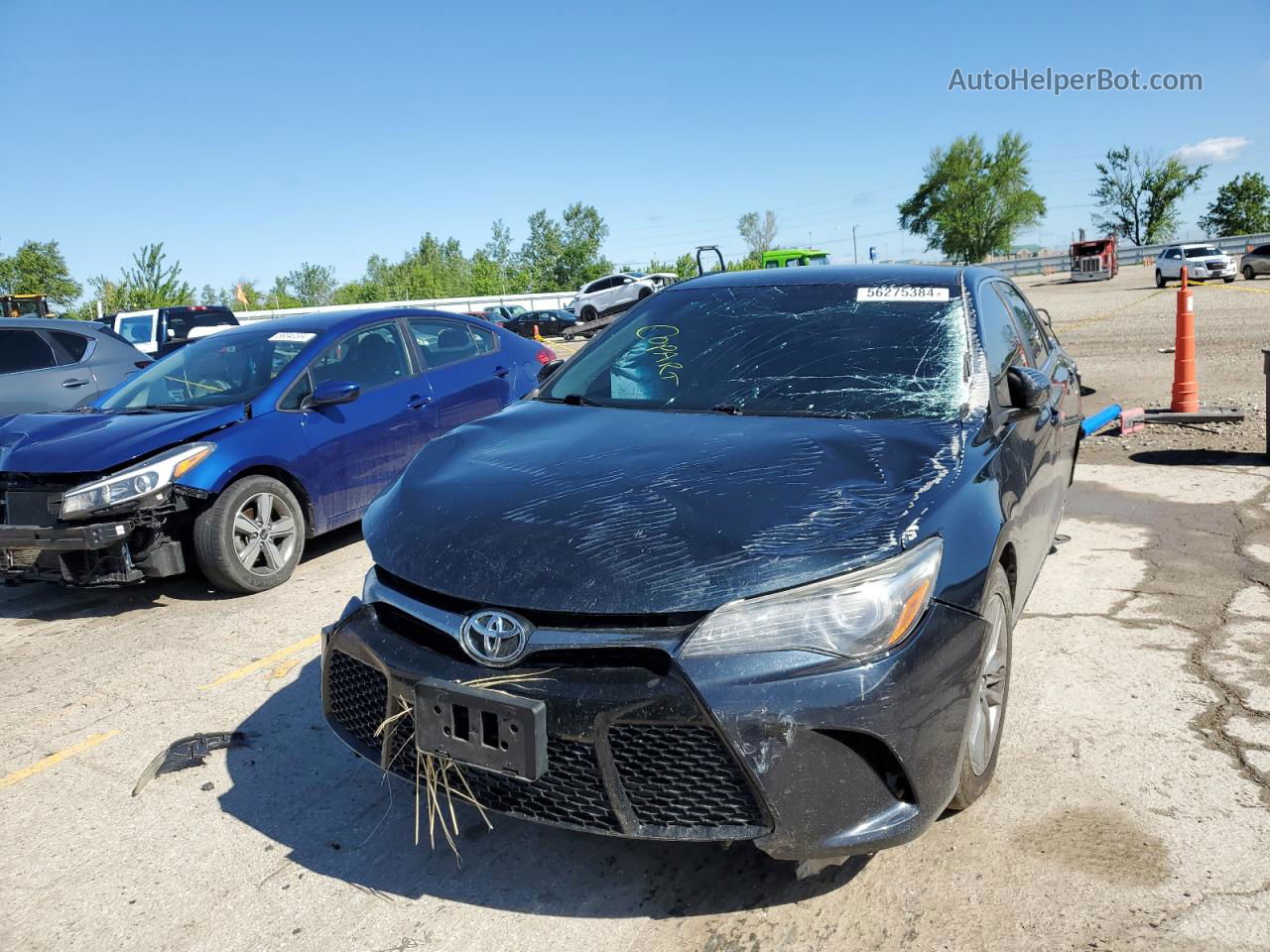 2017 Toyota Camry Le Charcoal vin: 4T1BF1FK1HU378561