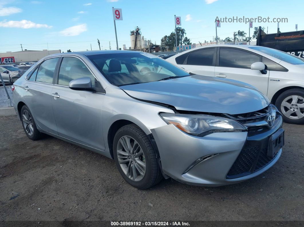 2017 Toyota Camry Se Silver vin: 4T1BF1FK1HU421957