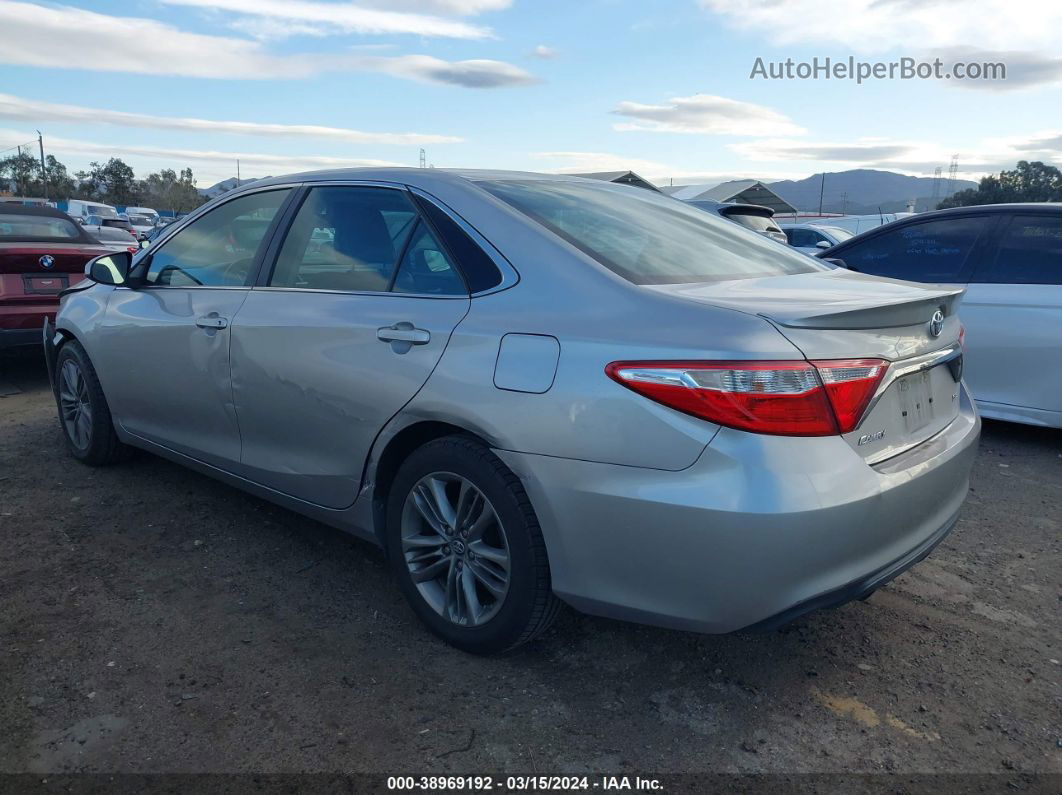 2017 Toyota Camry Se Silver vin: 4T1BF1FK1HU421957