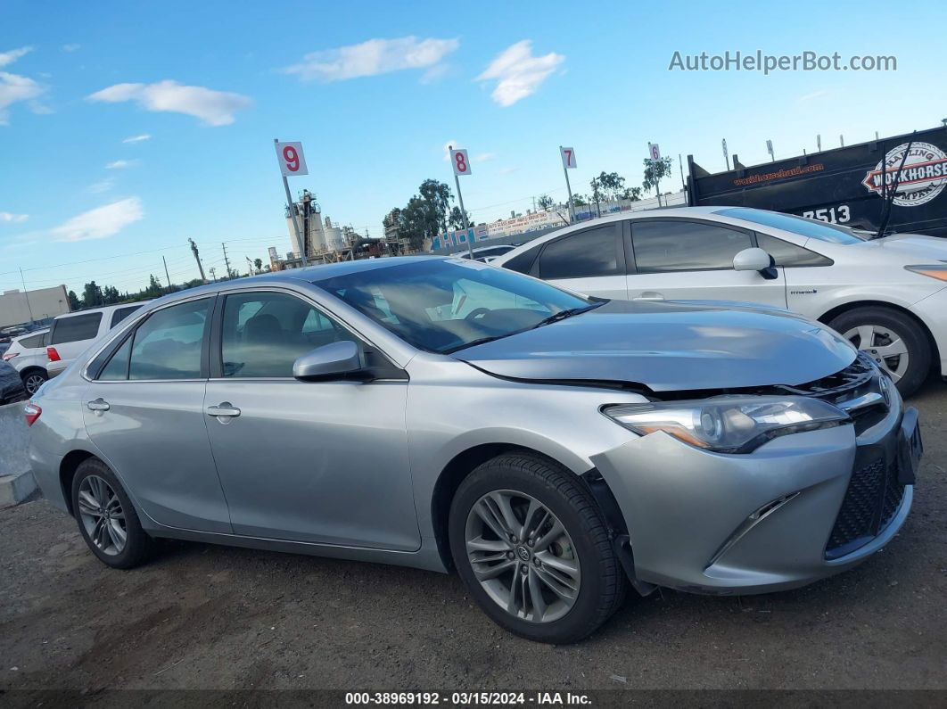 2017 Toyota Camry Se Silver vin: 4T1BF1FK1HU421957