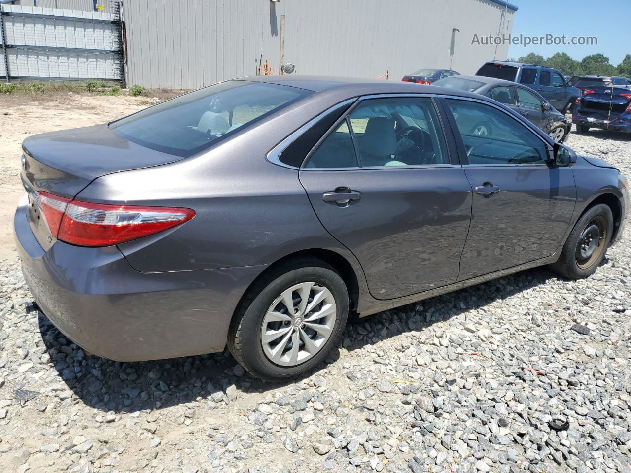 2017 Toyota Camry Le Gray vin: 4T1BF1FK1HU444770