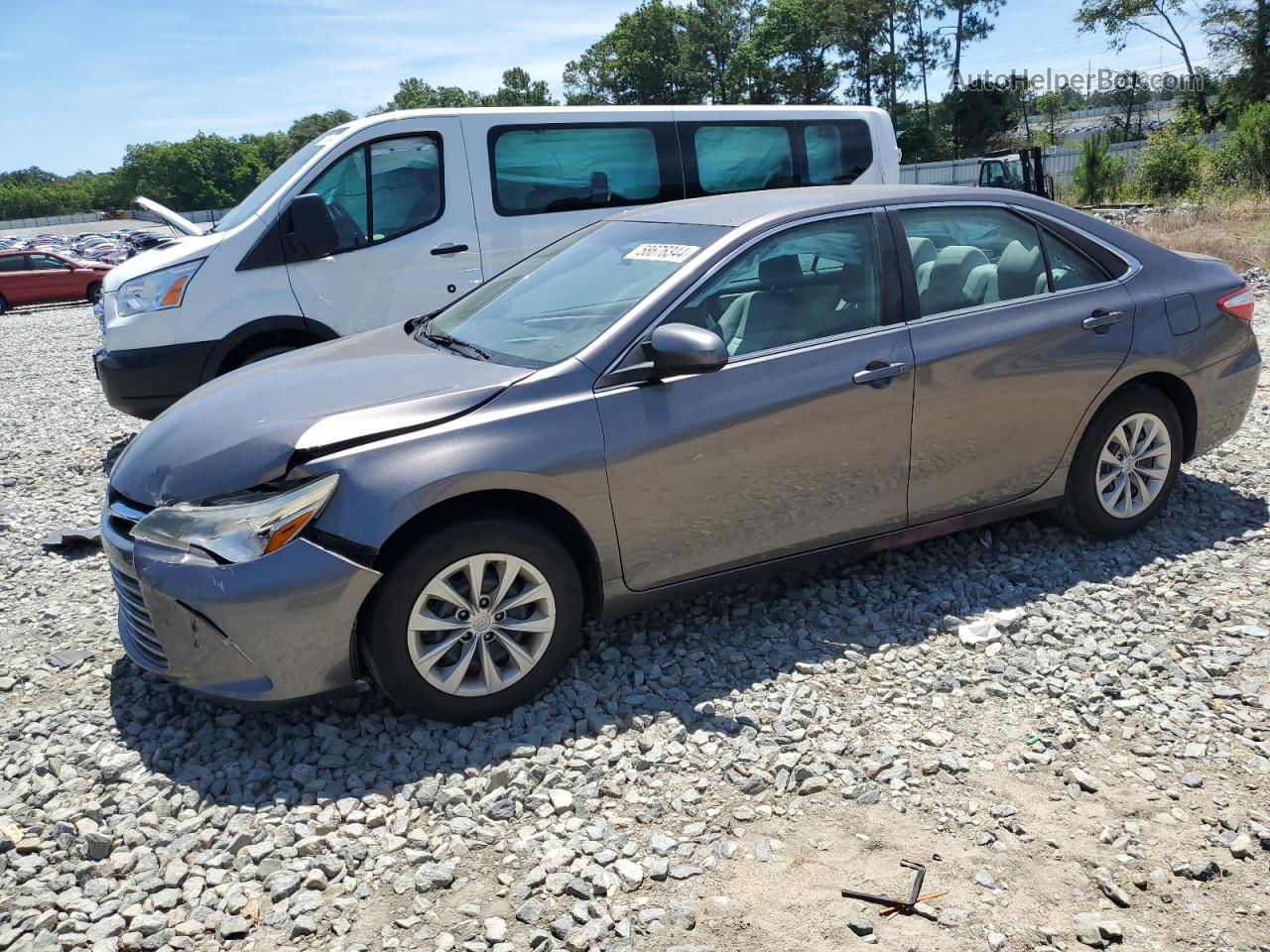 2017 Toyota Camry Le Gray vin: 4T1BF1FK1HU444770