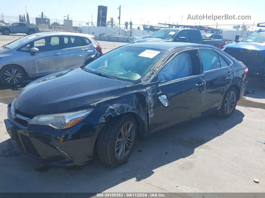 2017 Toyota Camry Se Black vin: 4T1BF1FK1HU449127