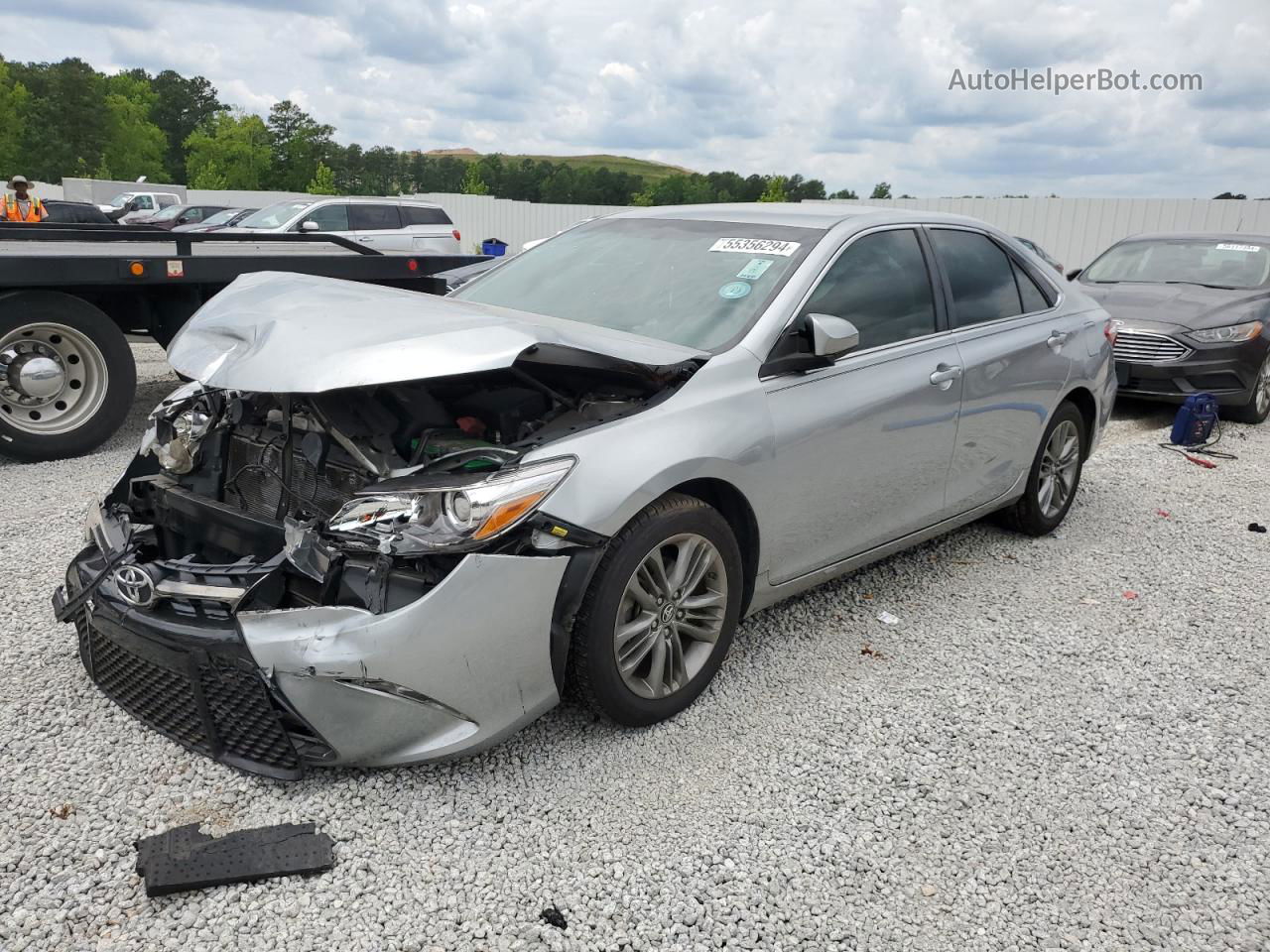 2017 Toyota Camry Le Silver vin: 4T1BF1FK1HU644435