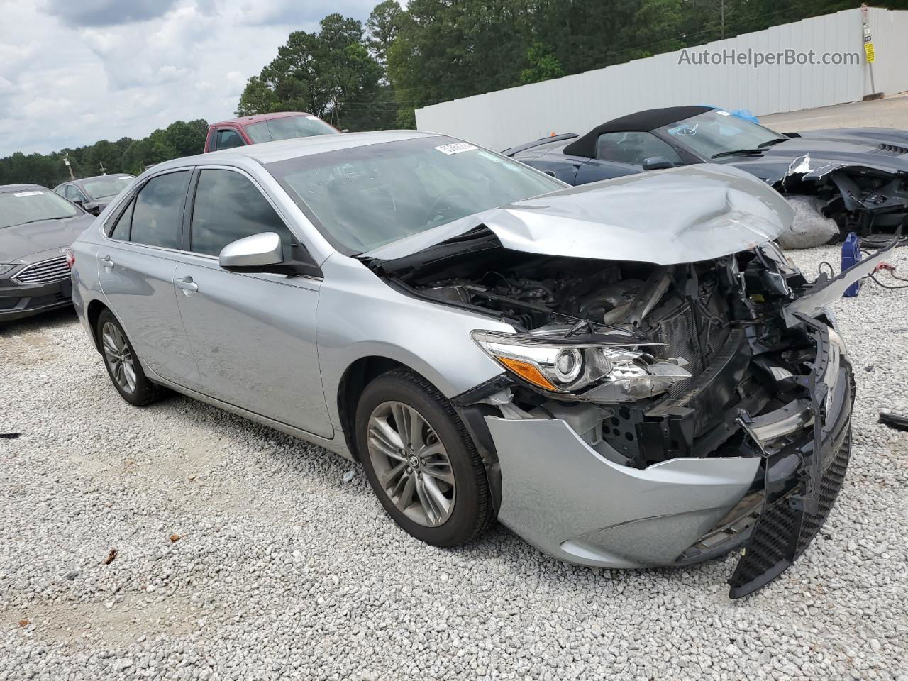 2017 Toyota Camry Le Silver vin: 4T1BF1FK1HU644435