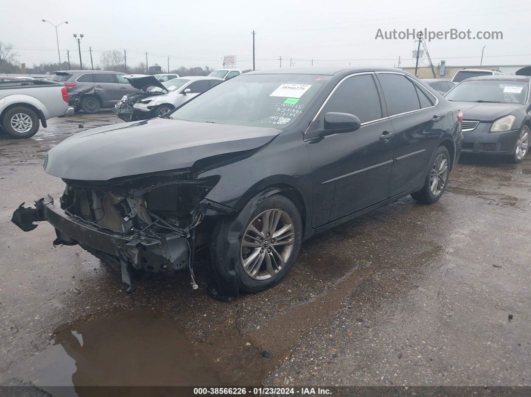 2017 Toyota Camry Se Black vin: 4T1BF1FK1HU776000