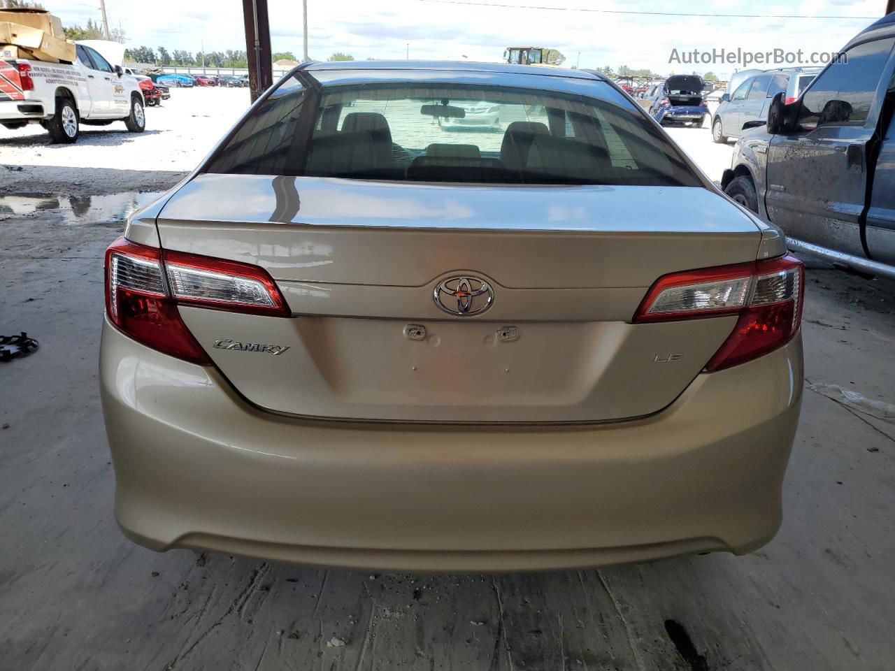 2012 Toyota Camry Base Tan vin: 4T1BF1FK2CU019809