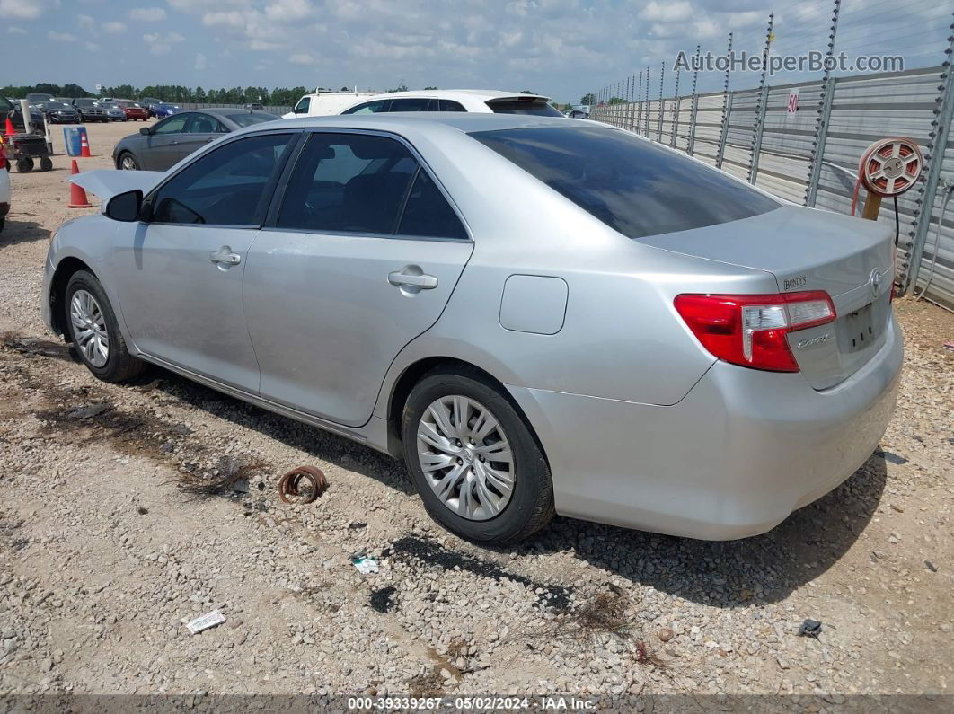 2012 Toyota Camry Le Серебряный vin: 4T1BF1FK2CU025061