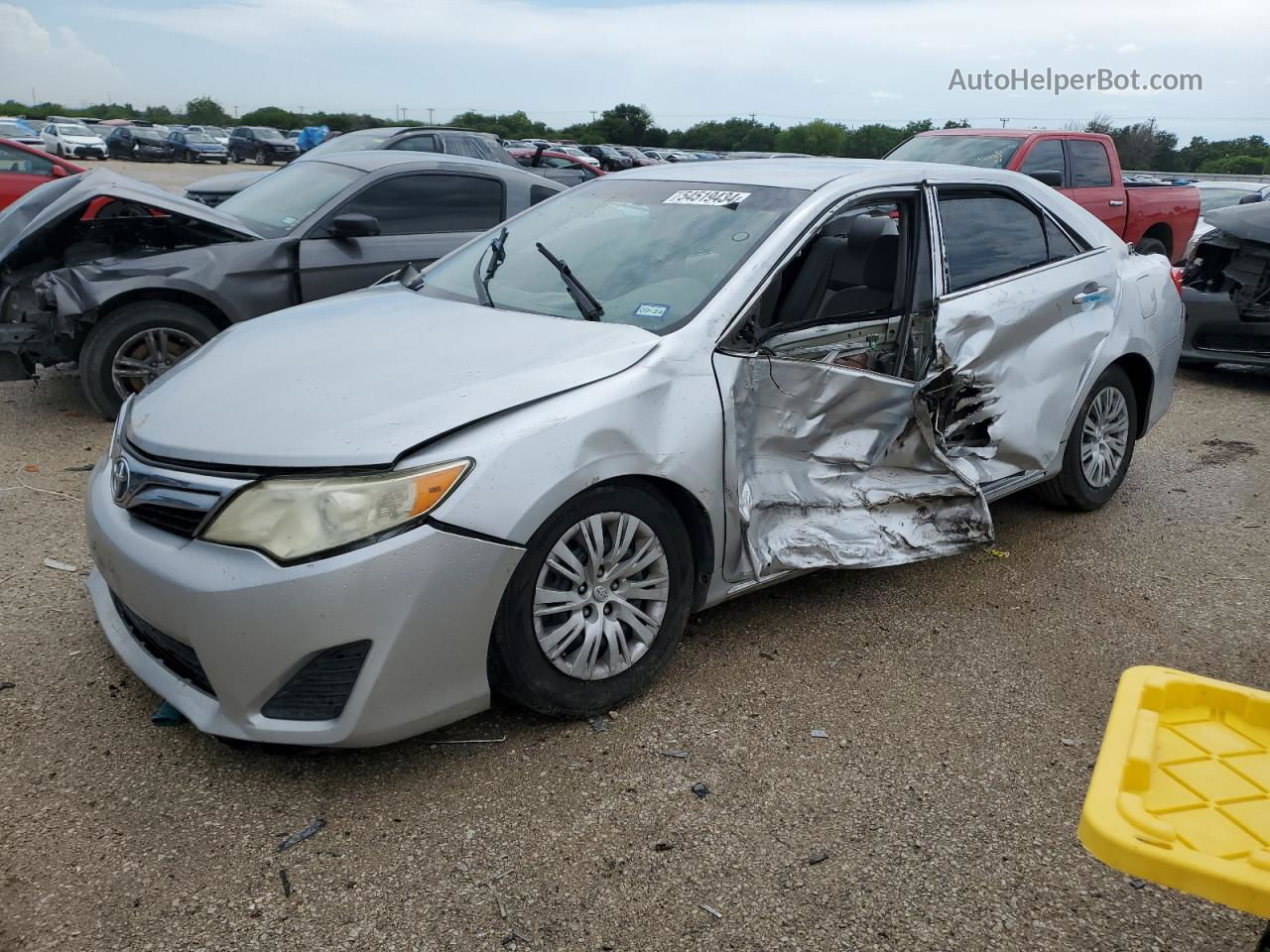 2012 Toyota Camry Base Silver vin: 4T1BF1FK2CU027604